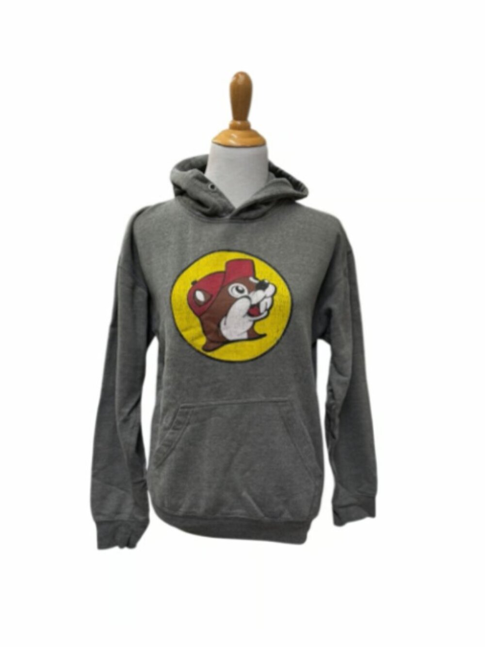 Buc-Ee’s gray logo men’s M hoodie